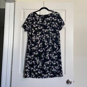 Floral Tshirt Shift Dress